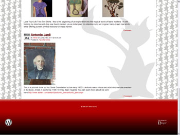 Website Sample - VAlikat Studios Page 2